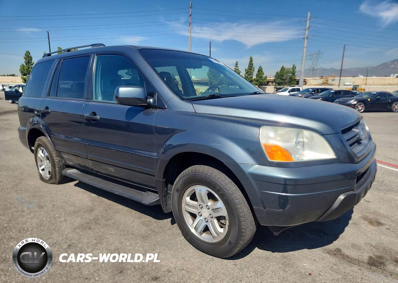 2003 Honda Pilot Exl VIN:2HKYF18573H550665 - 4