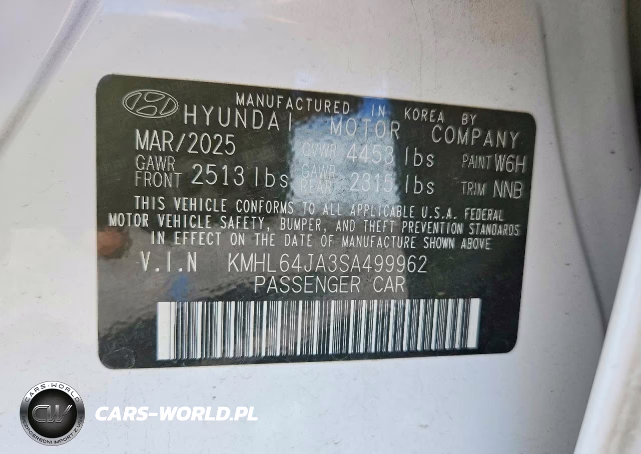 2025 Hyundai Sonata Sel VIN:KMHL64JA3SA499962 - 13