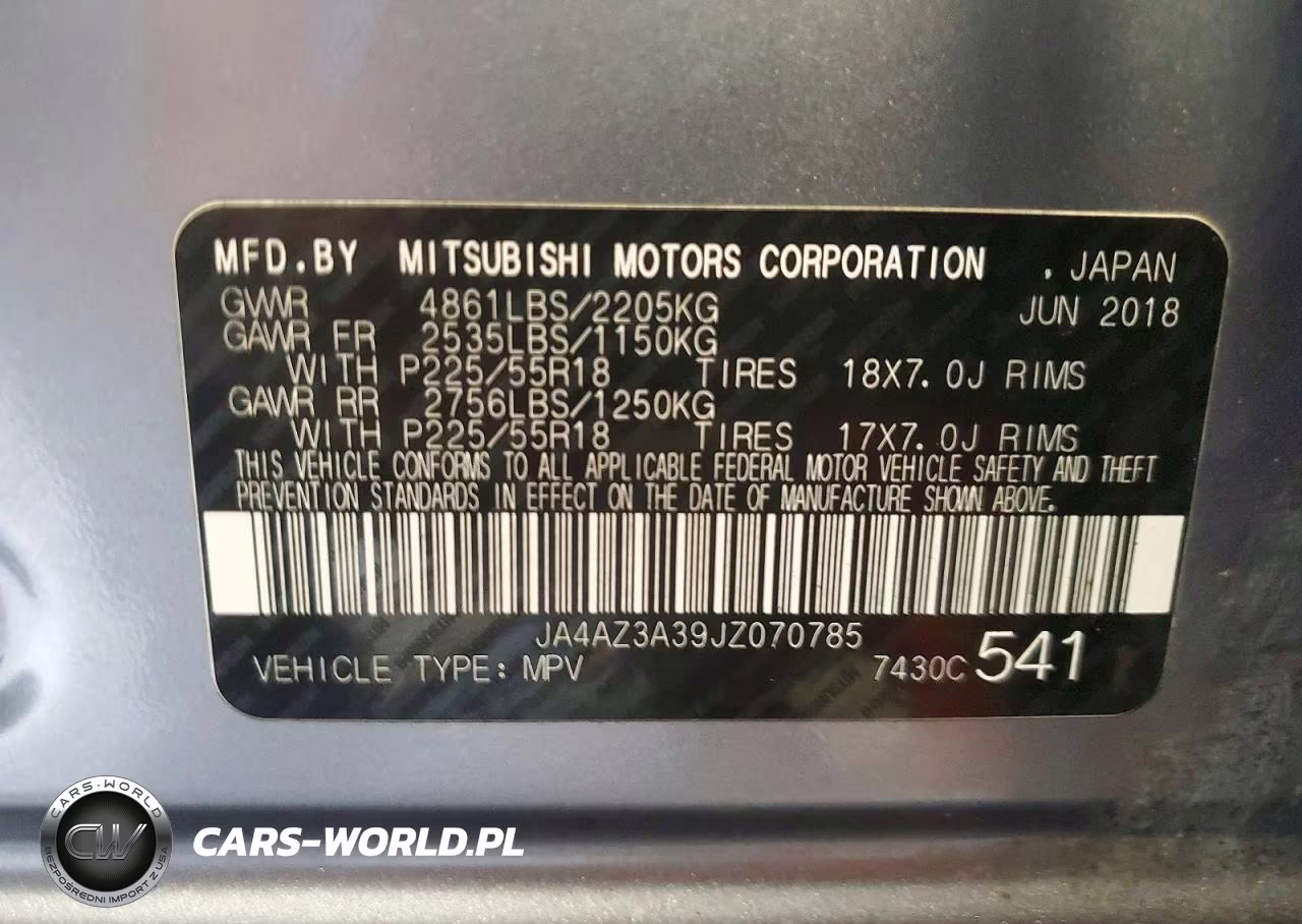 2018 Mitsubishi Outlander Se VIN:JA4AZ3A39JZ070785 - 14
