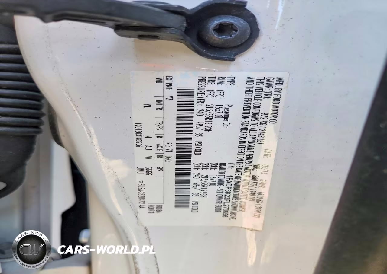 2015 Ford Focus Se VIN:1FADP3K23FL270656 - 12