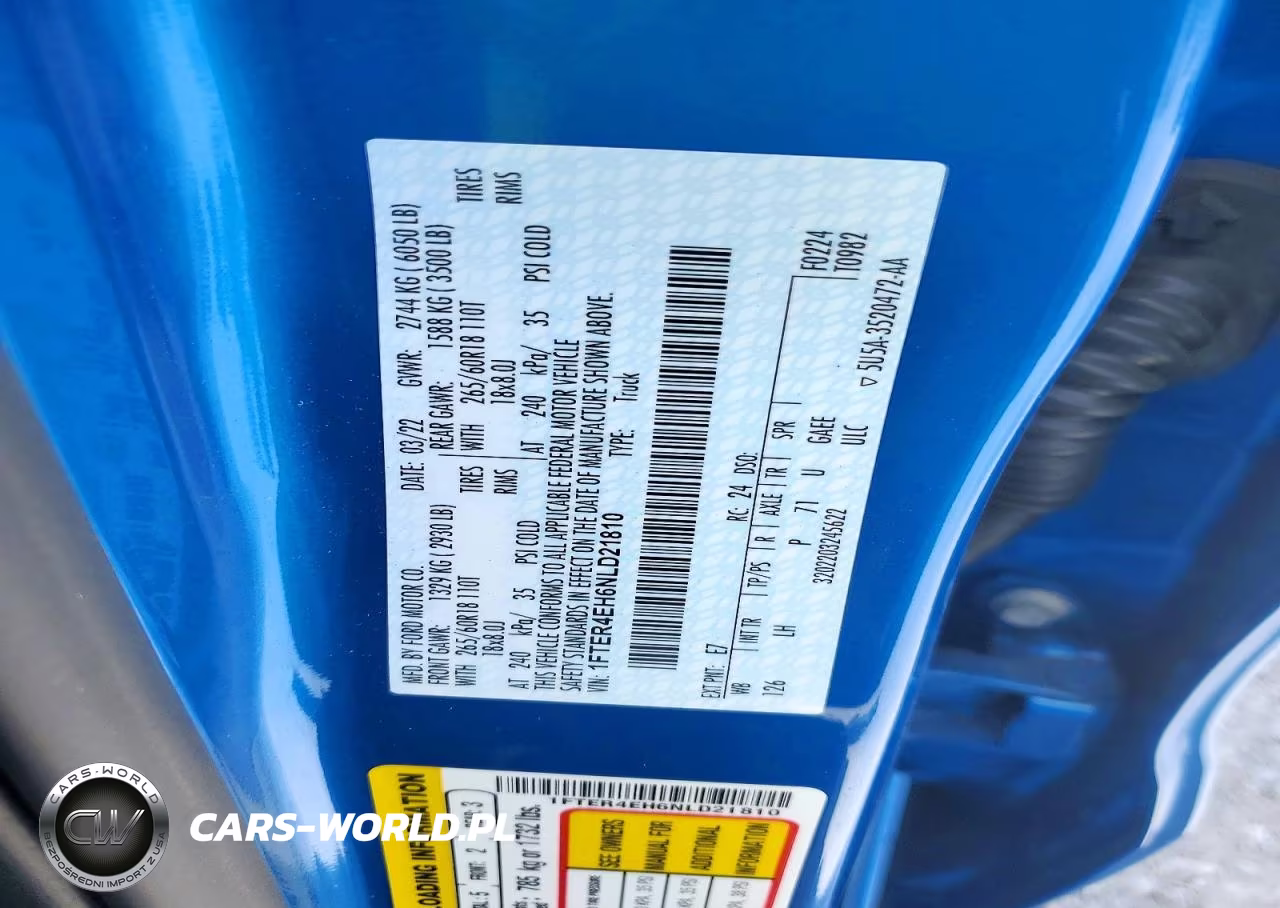 2022 Ford Ranger Xl VIN:1FTER4EH6NLD21810 - 12