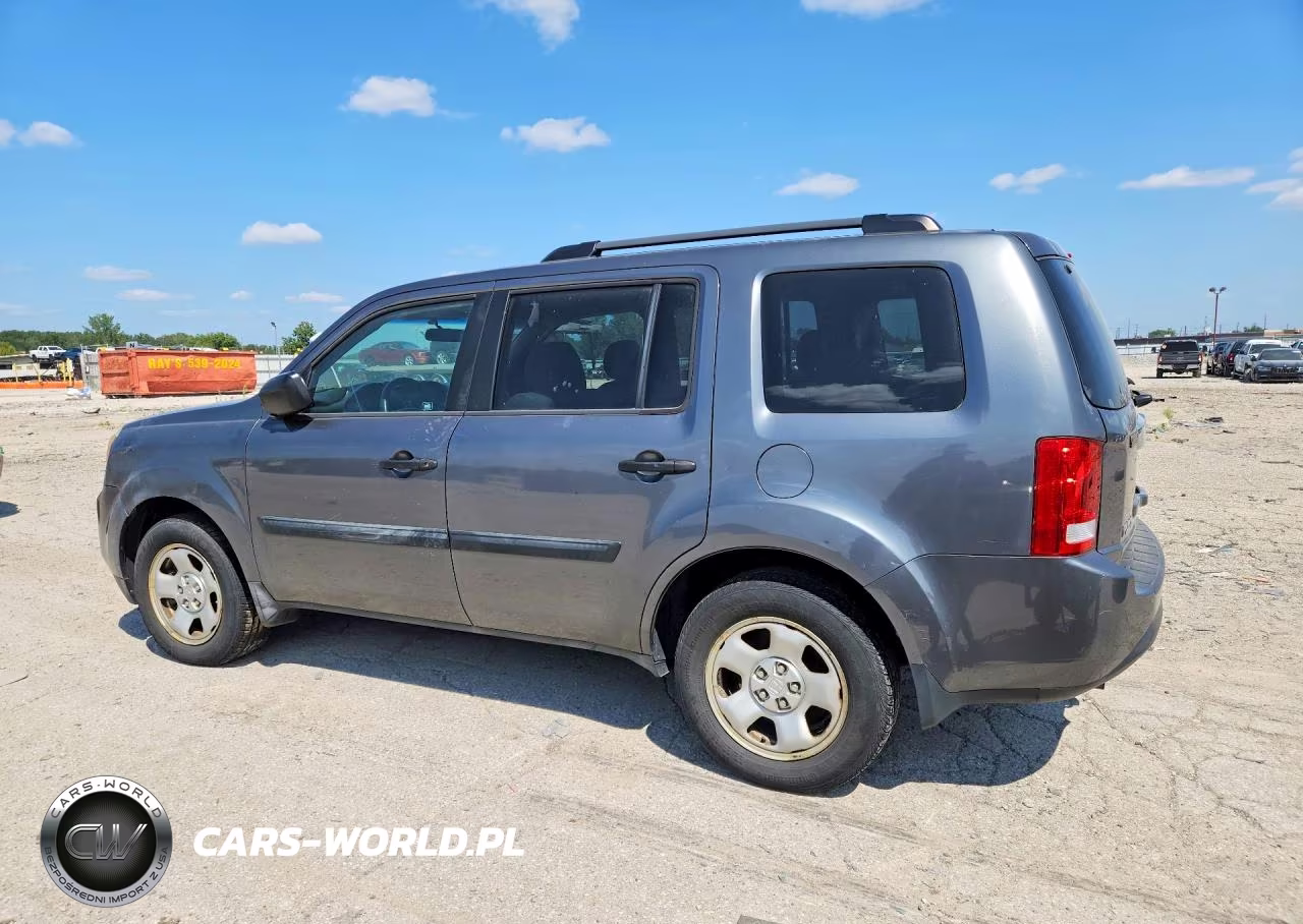 2012 Honda Pilot Lx VIN:5FNYF4H20CB020799 - 2