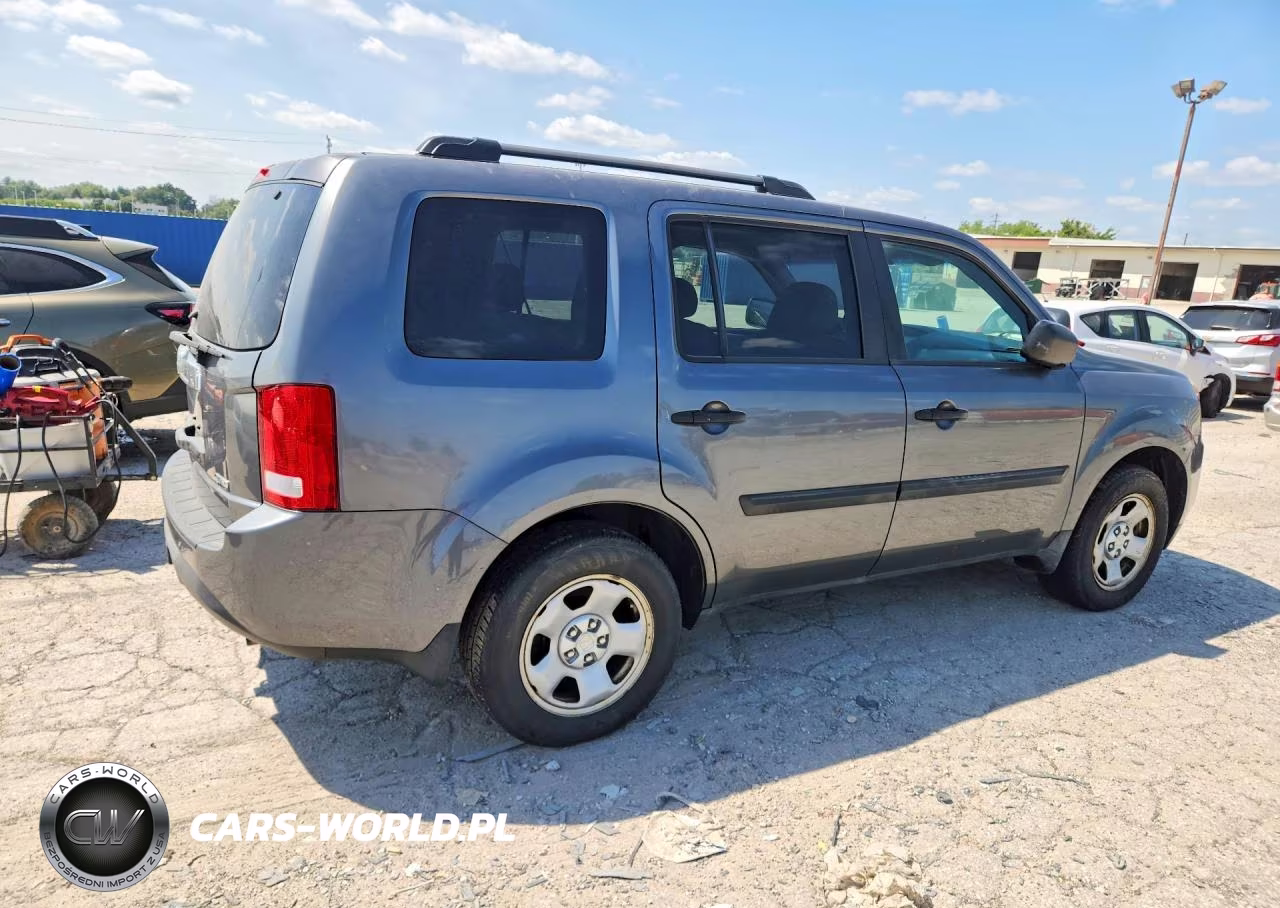 2012 Honda Pilot Lx VIN:5FNYF4H20CB020799 - 3