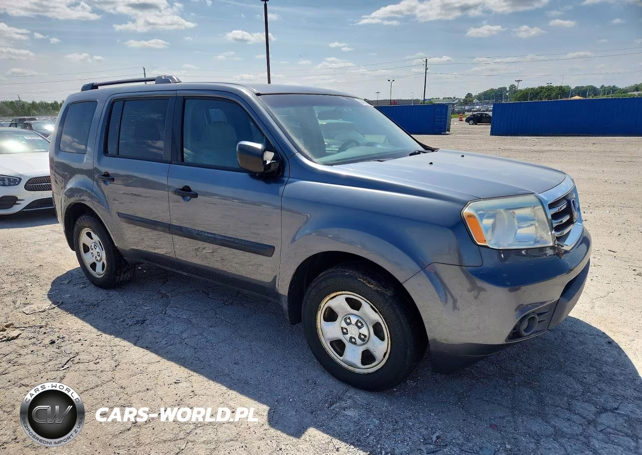 2012 Honda Pilot Lx VIN:5FNYF4H20CB020799 - 4