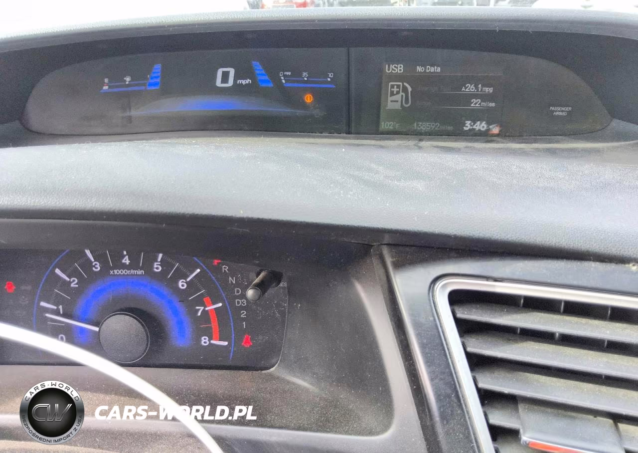 2013 Honda Civic Lx VIN:19XFB2F54DE247926 - 9