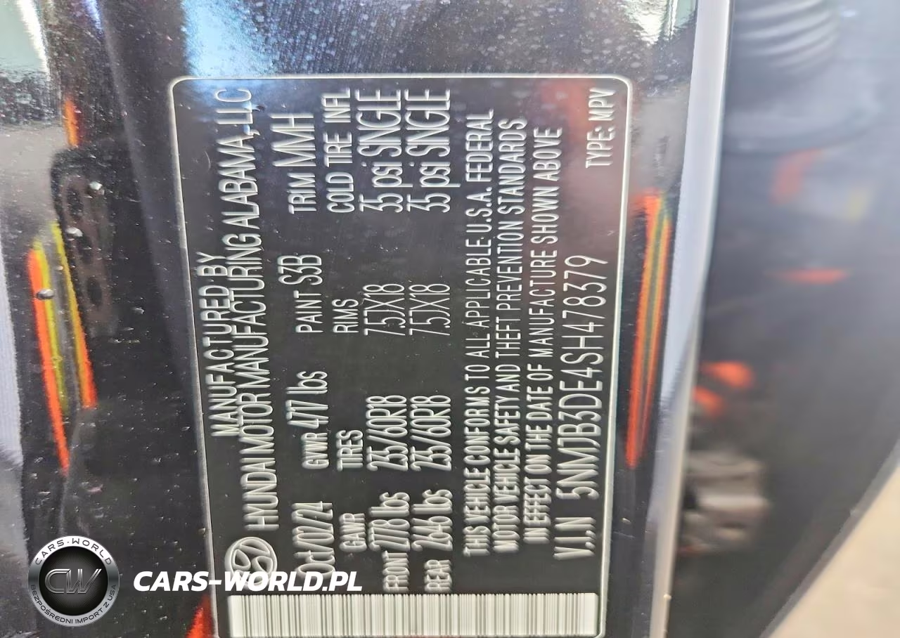 2025 Hyundai Tucson Sel VIN:5NMJB3DE4SH478379 - 13