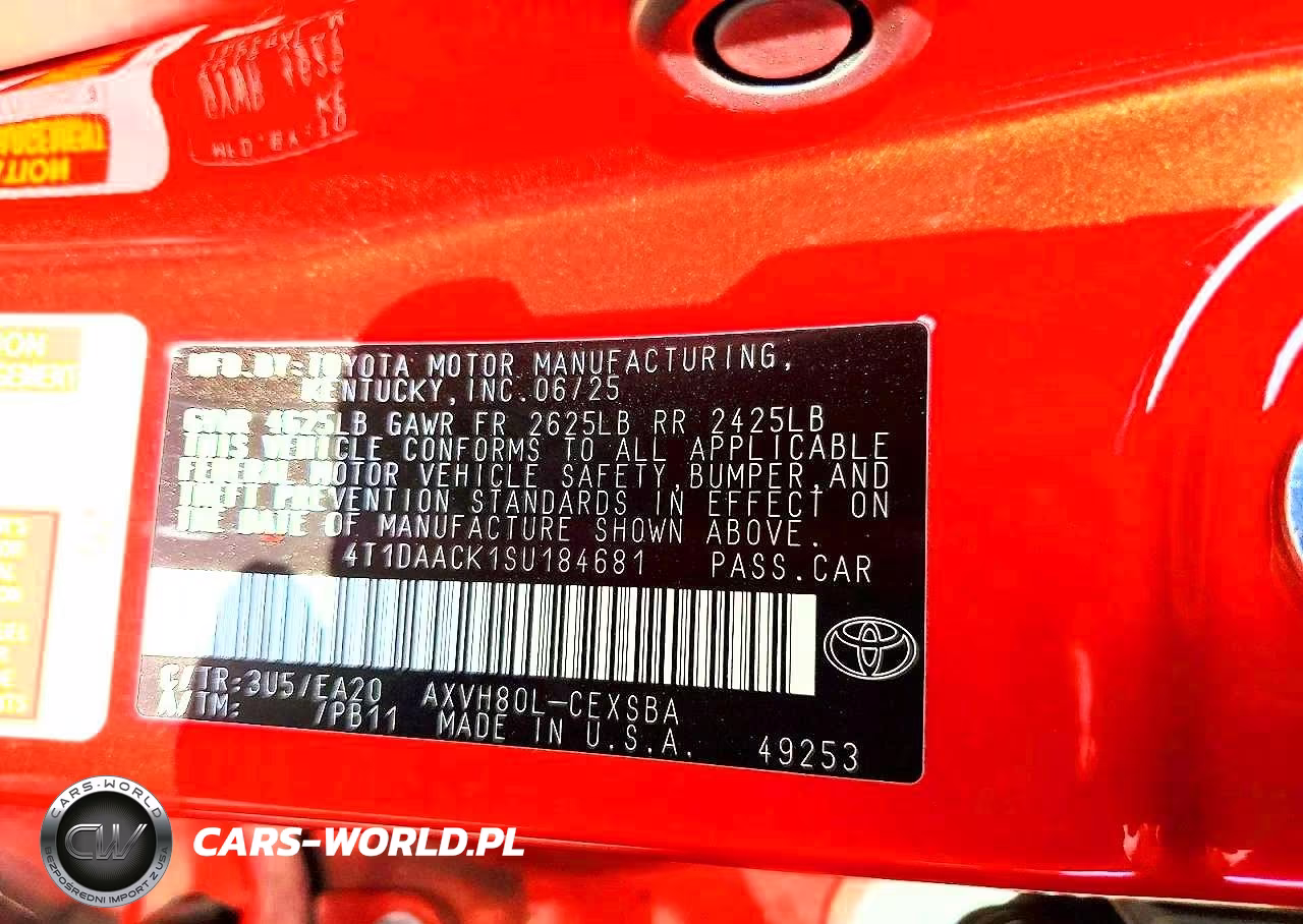 2025 Toyota Camry Se VIN:4T1DAACK1SU184681 - 12