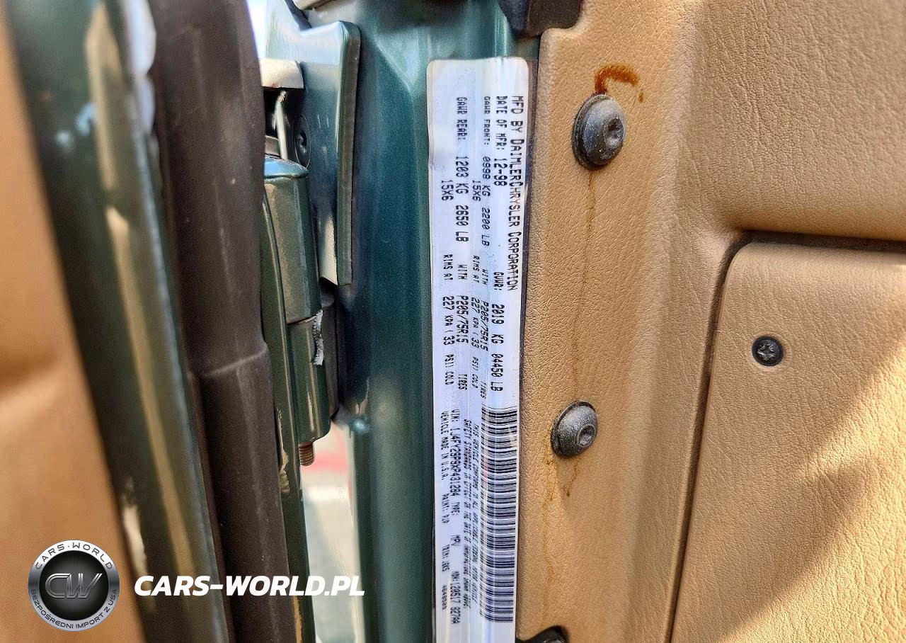 1999 Jeep Wrangler - Tj Se VIN:1J4FY29P9XP431284 - 12