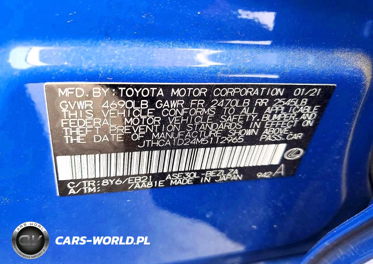 2021 Lexus Is 300 VIN:JTHCA1D24M5112965 - 12