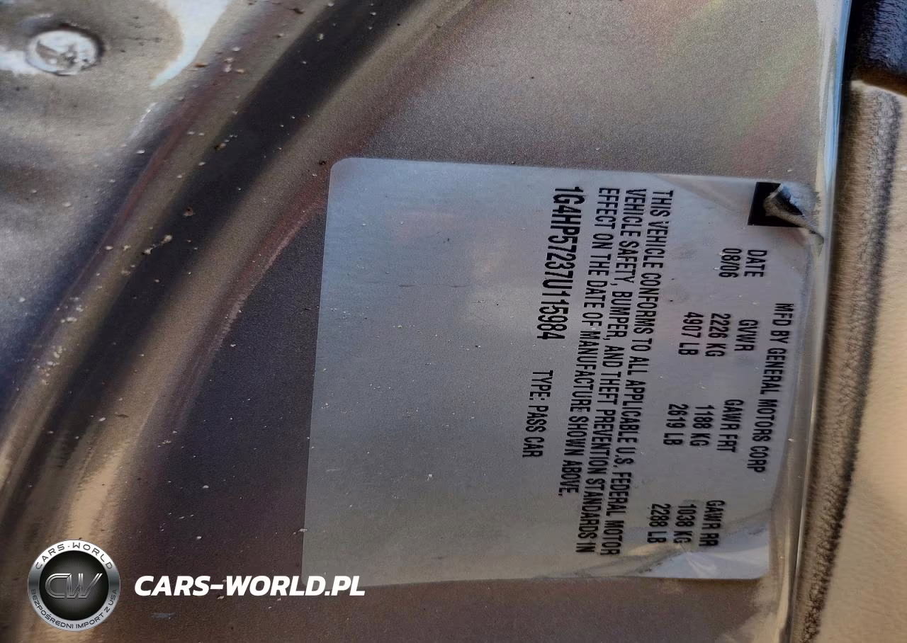 2007 Buick Lucerne Cx VIN:1G4HP57237U115984 - 13