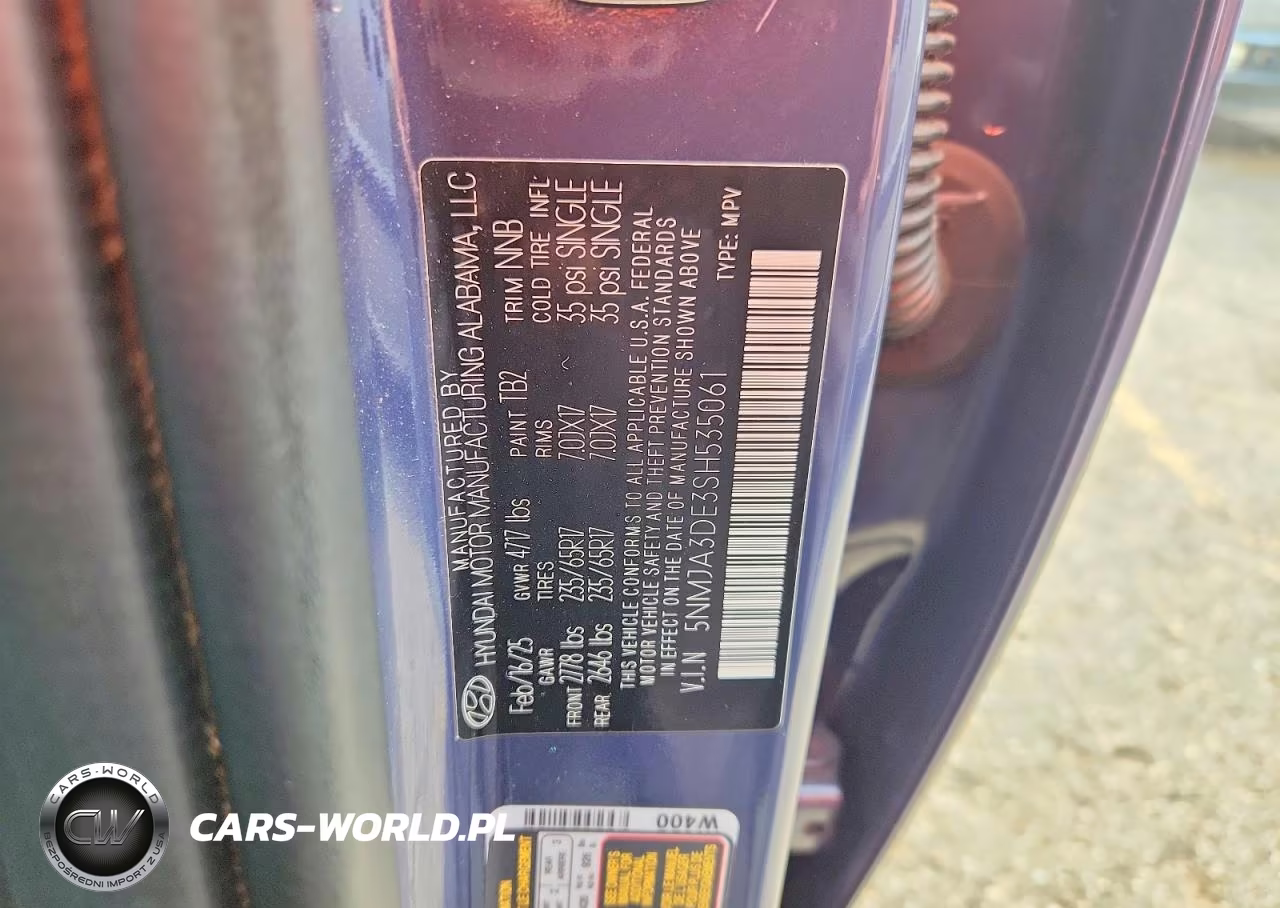 2025 Hyundai Tucson Se VIN:5NMJA3DE3SH535061 - 13