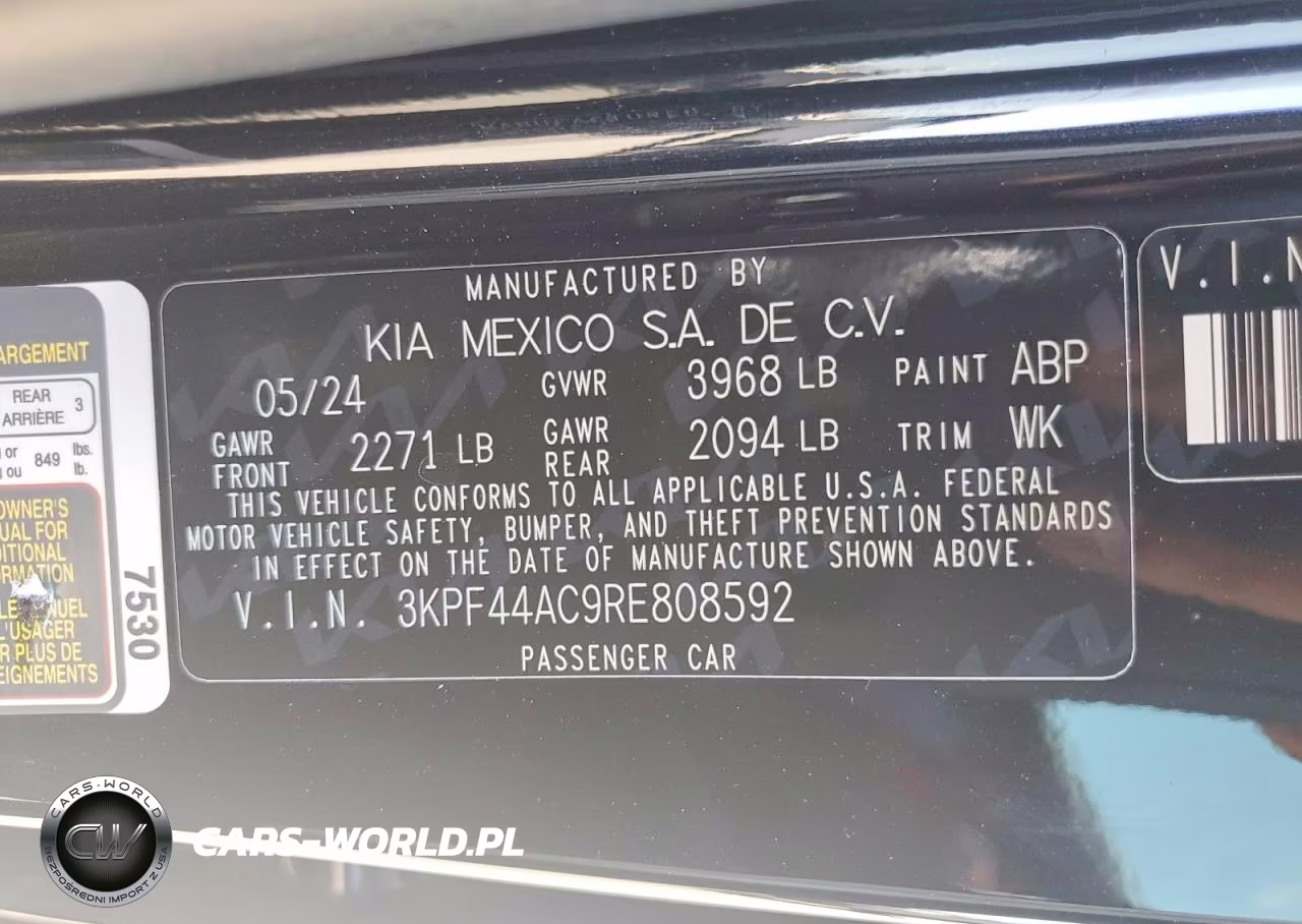 2024 Kia Forte Gt VIN:3KPF44AC9RE808592 - 12