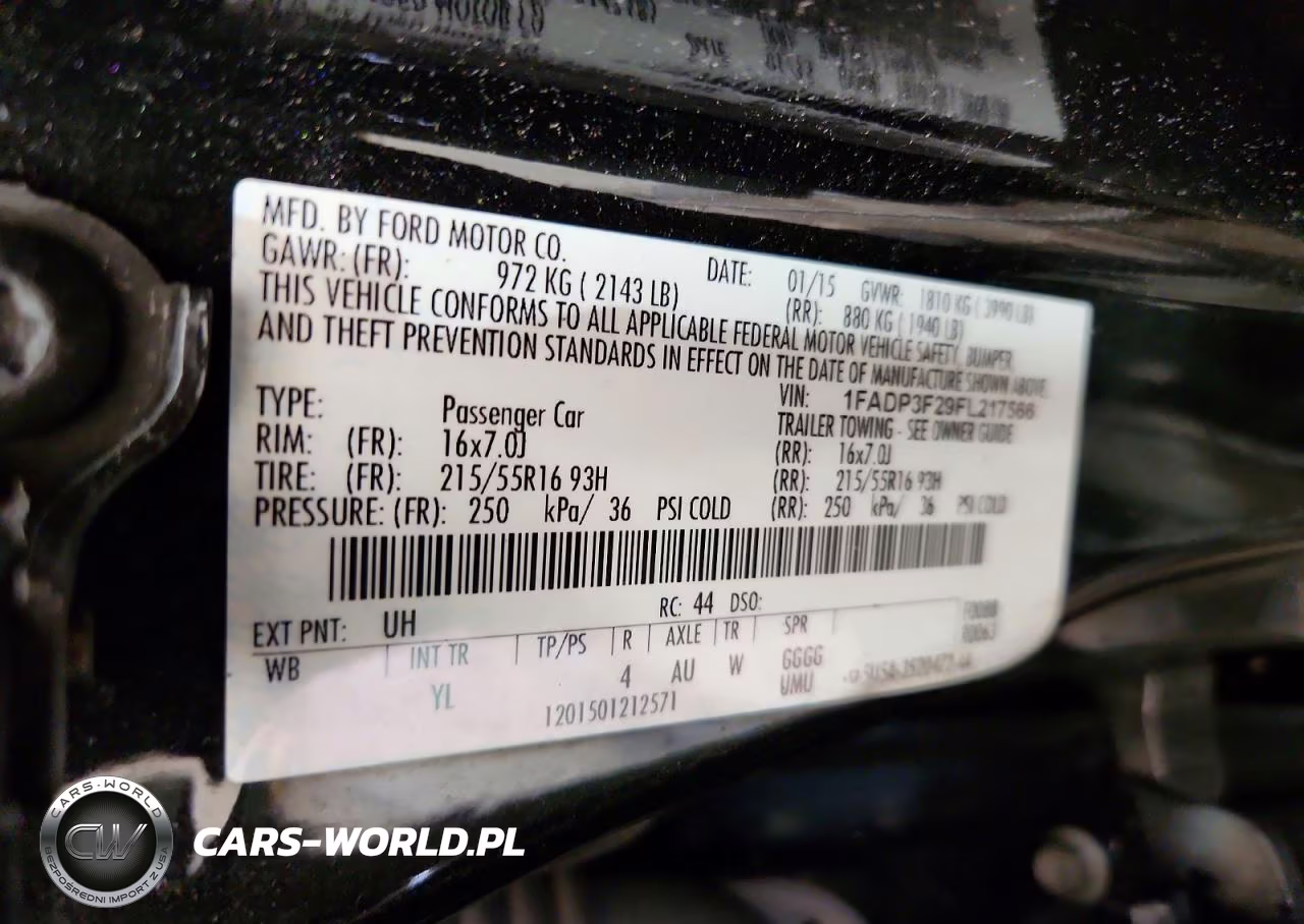 2015 Ford Focus Se VIN:1FADP3F29FL217566 - 12