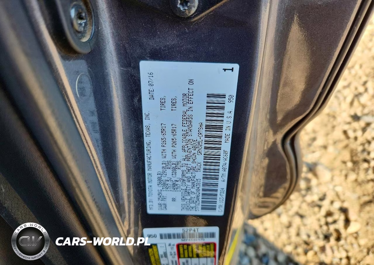 2016 Toyota Tacoma Trd Sport VIN:5TFSZ5AN6GX043815 - 12
