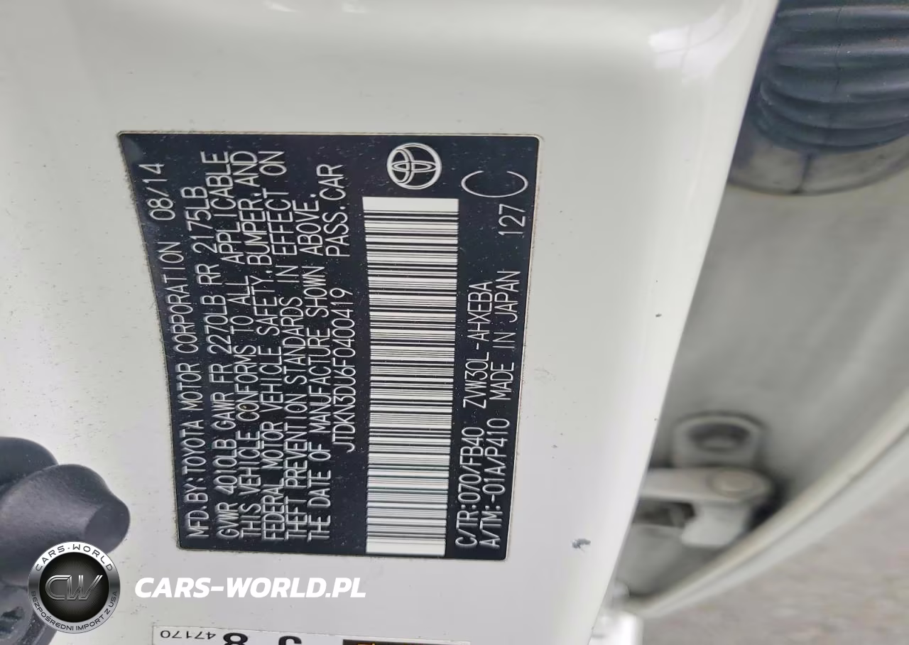 2015 Toyota Prius Three VIN:JTDKN3DU6F0400419 - 13