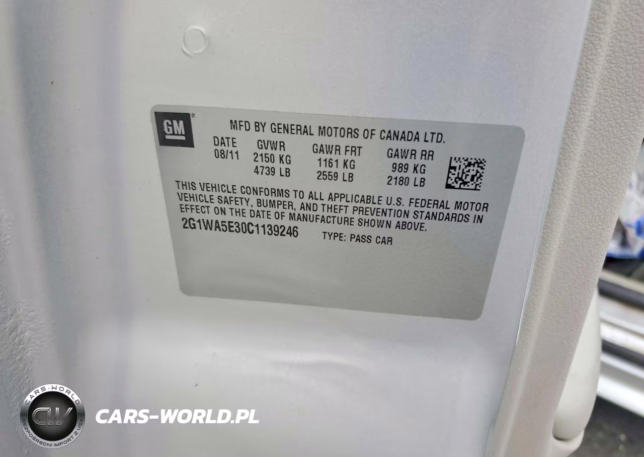 2012 Chevrolet Impala Ls VIN:2G1WA5E30C1139246 - 12