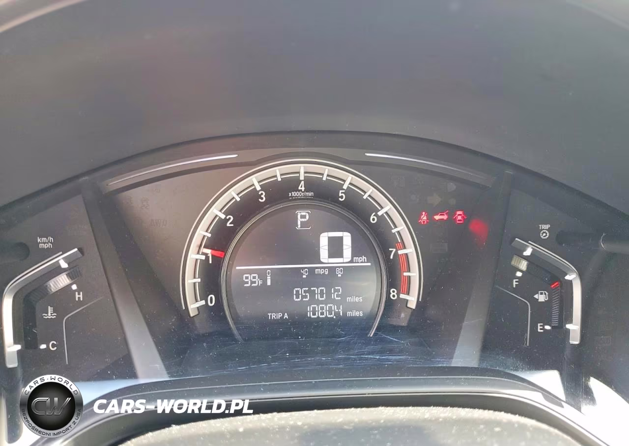 2019 Honda Cr-V Lx VIN:2HKRW6H35KH226502 - 9