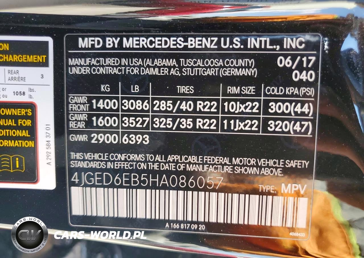 2017 Mercedes-Benz Gle Coupe 43 Amg VIN:4JGED6EB5HA086057 - 13