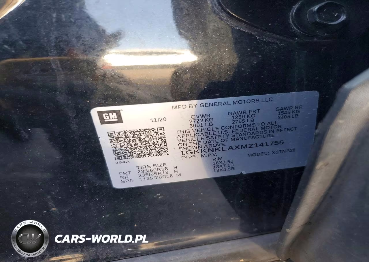 2021 GMC Acadia Sle VIN:1GKKNKLAXMZ141755 - 13