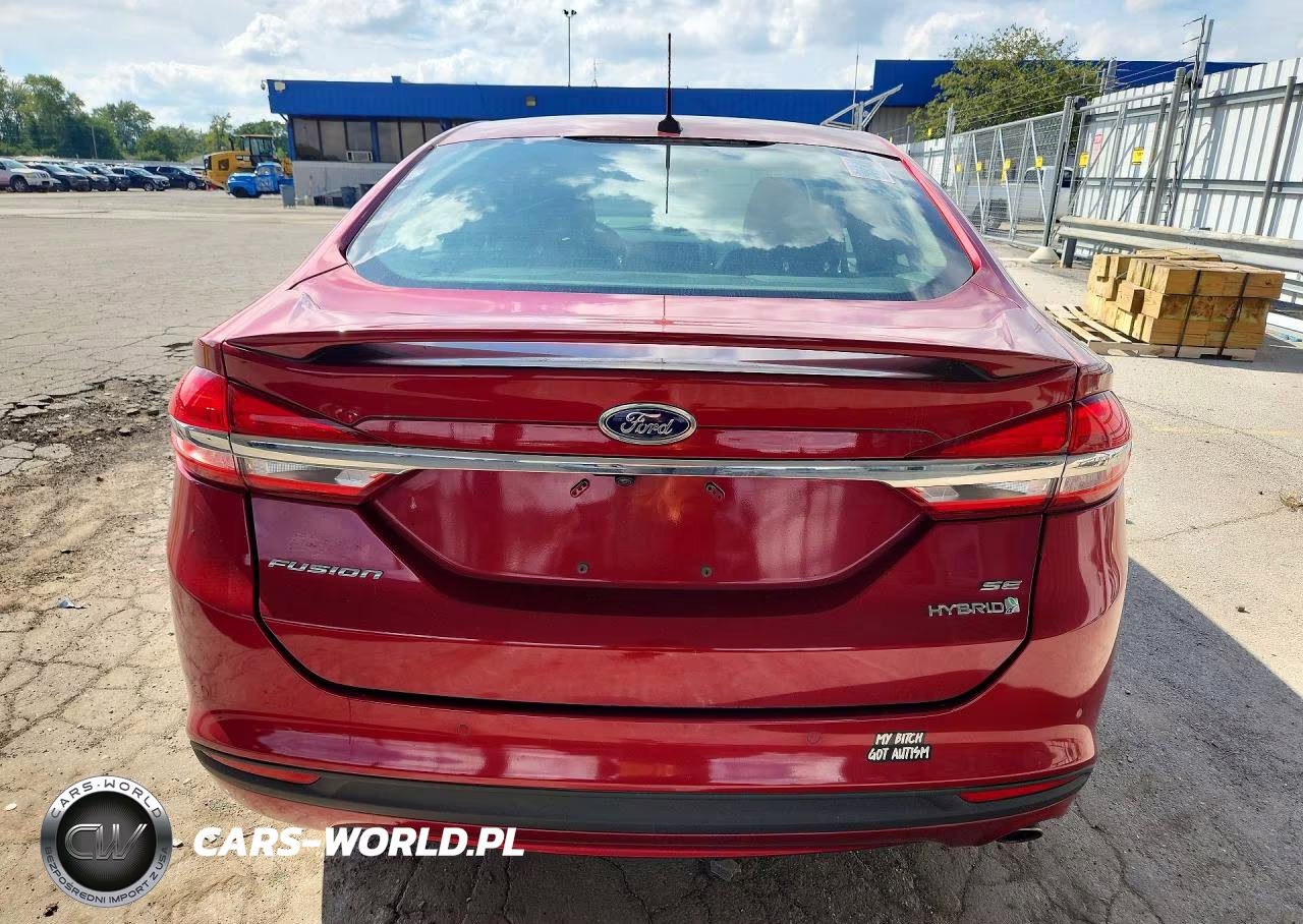 2017 Ford Fusion Se Hybrid VIN:3FA6P0LU3HR272922 - 6