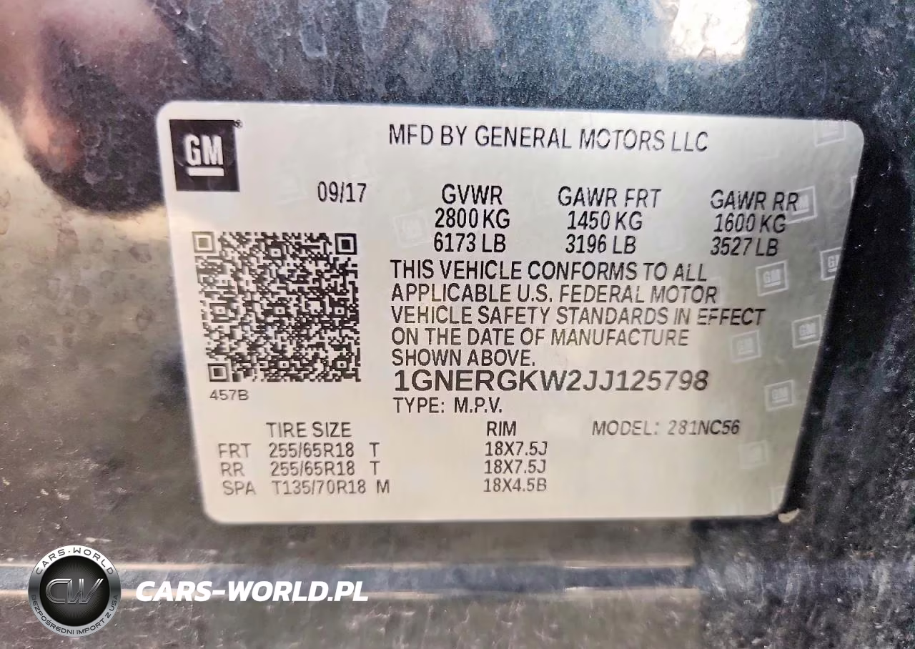 2018 Chevrolet Traverse Lt VIN:1GNERGKW2JJ125798 - 13