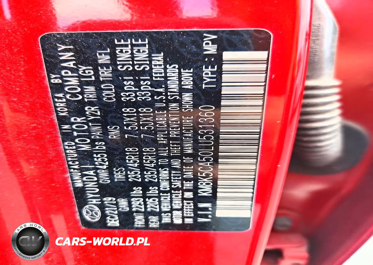 2020 Hyundai Kona Ultimate VIN:KM8K5CA50LU531360 - 12