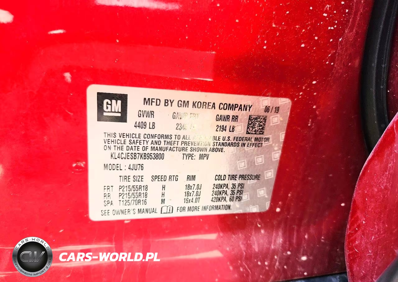 2019 Buick Encore Preferred VIN:KL4CJESB7KB953800 - 13