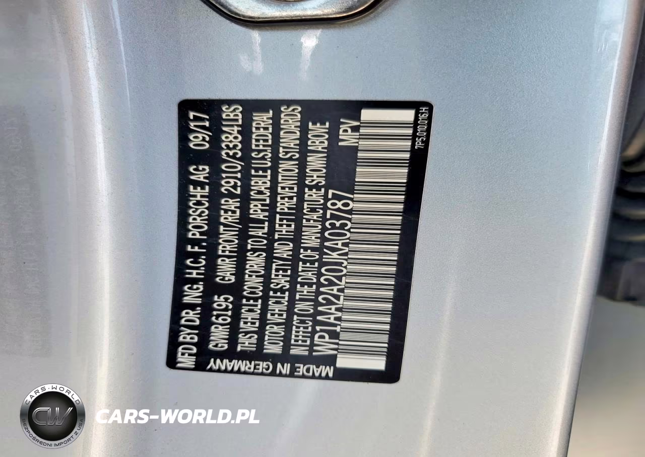 2018 Porsche Cayenne VIN:WP1AA2A20JKA03787 - 13