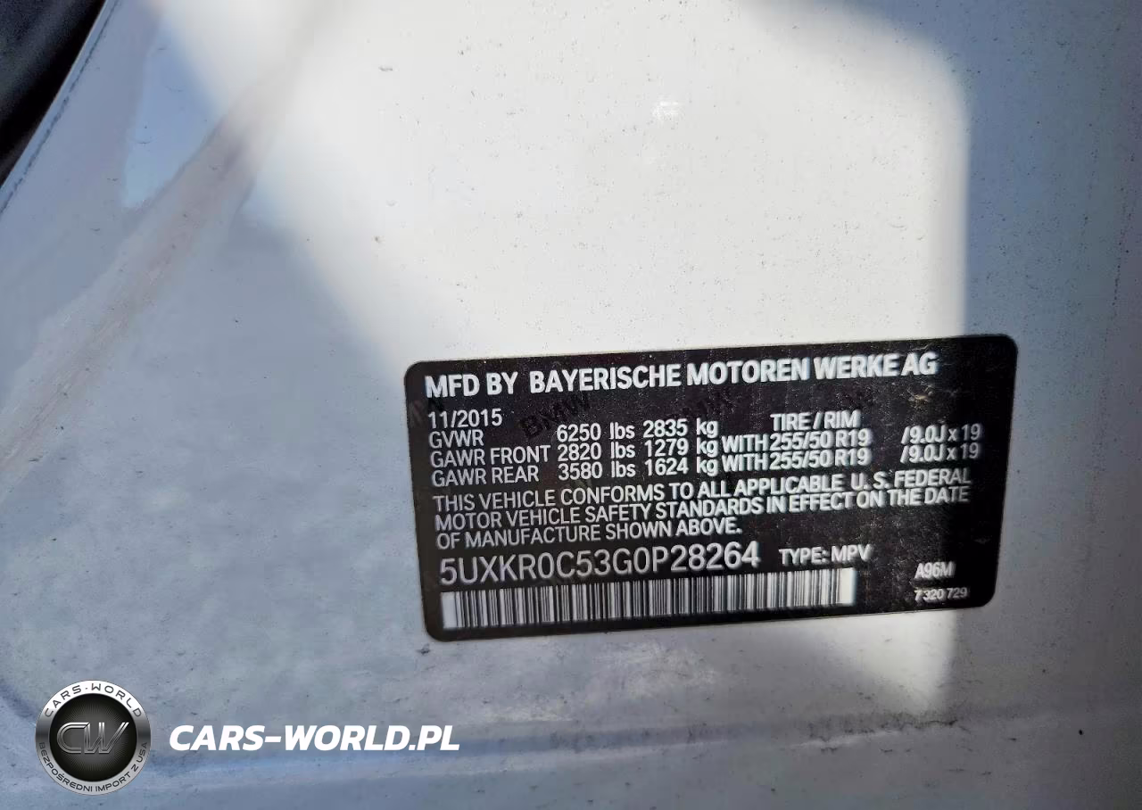 2016 BMW X5 xDrive35I VIN:5UXKR0C53G0P28264 - 13