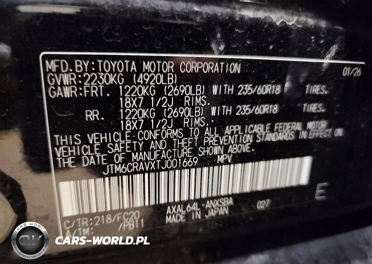 2026 Toyota Rav4 Se VIN:JTM6CRAVXTJ001669 - 13