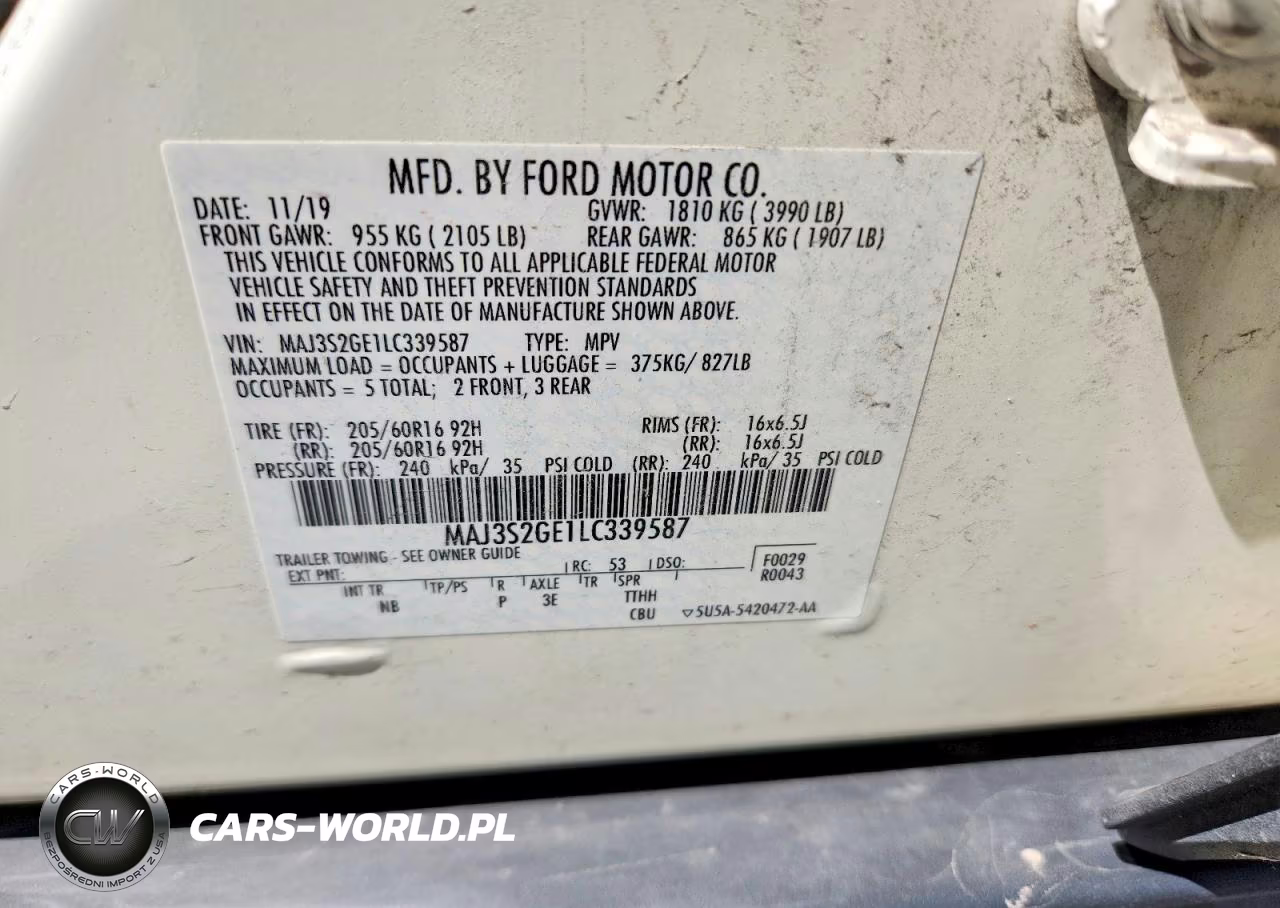 2020 Ford Ecosport Se VIN:MAJ3S2GE1LC339587 - 13