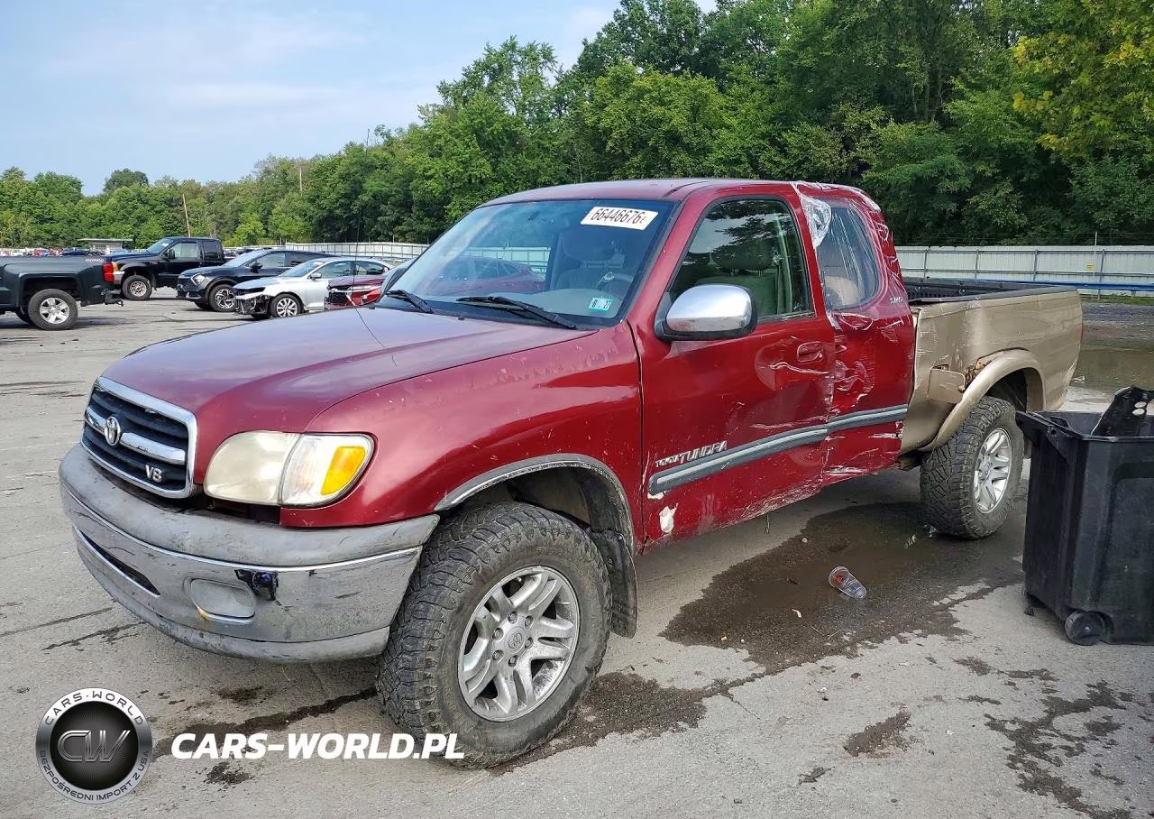 2002 Toyota Tundra Sr5 V8 VIN:5TBBT44182S283590 - 1