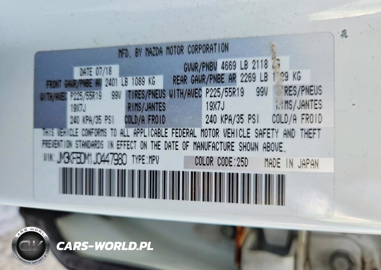 2018 Mazda Cx-5 Grand Touring VIN:JM3KFBDM1J0447980 - 13