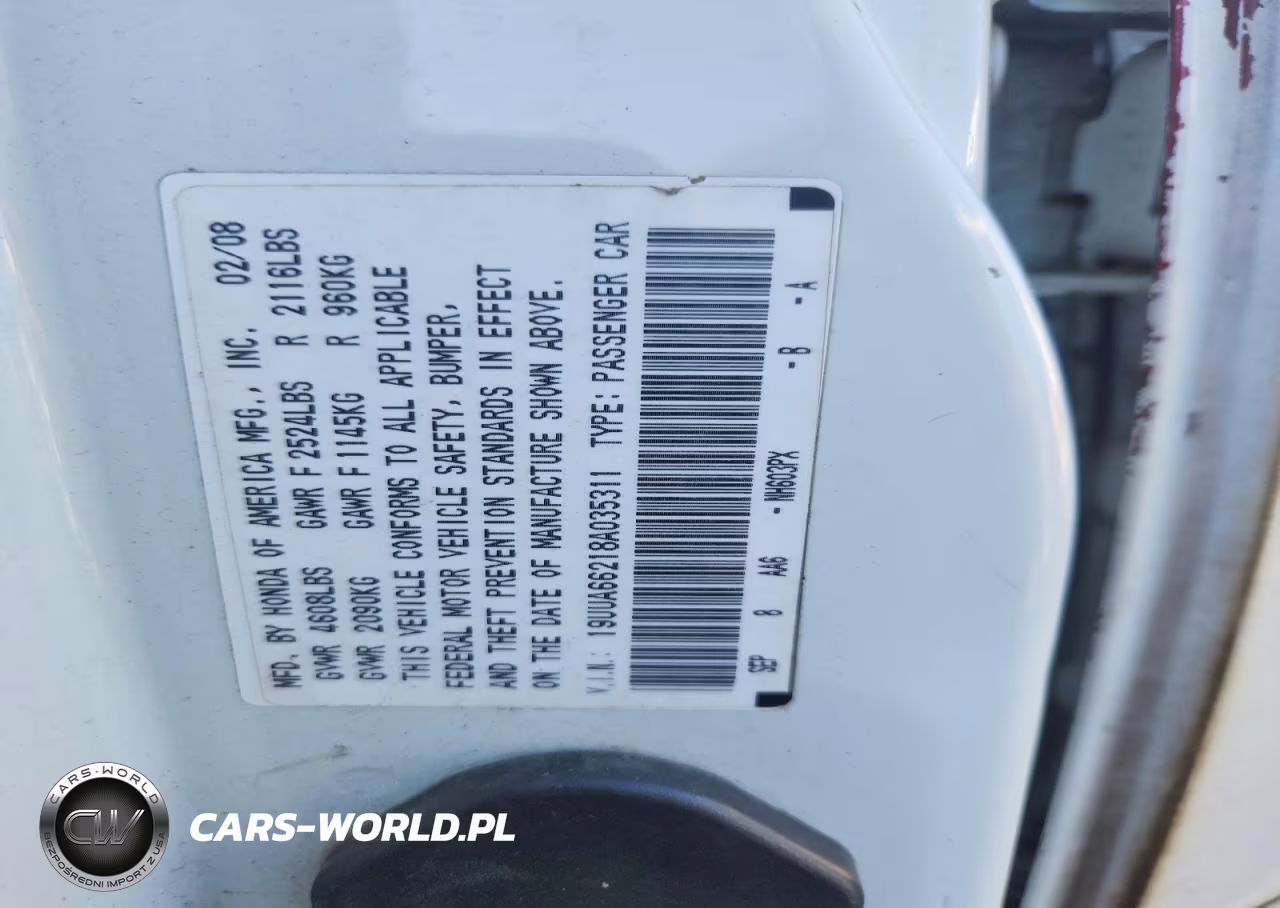 2008 Acura Tl VIN:19UUA66218A035311 - 12
