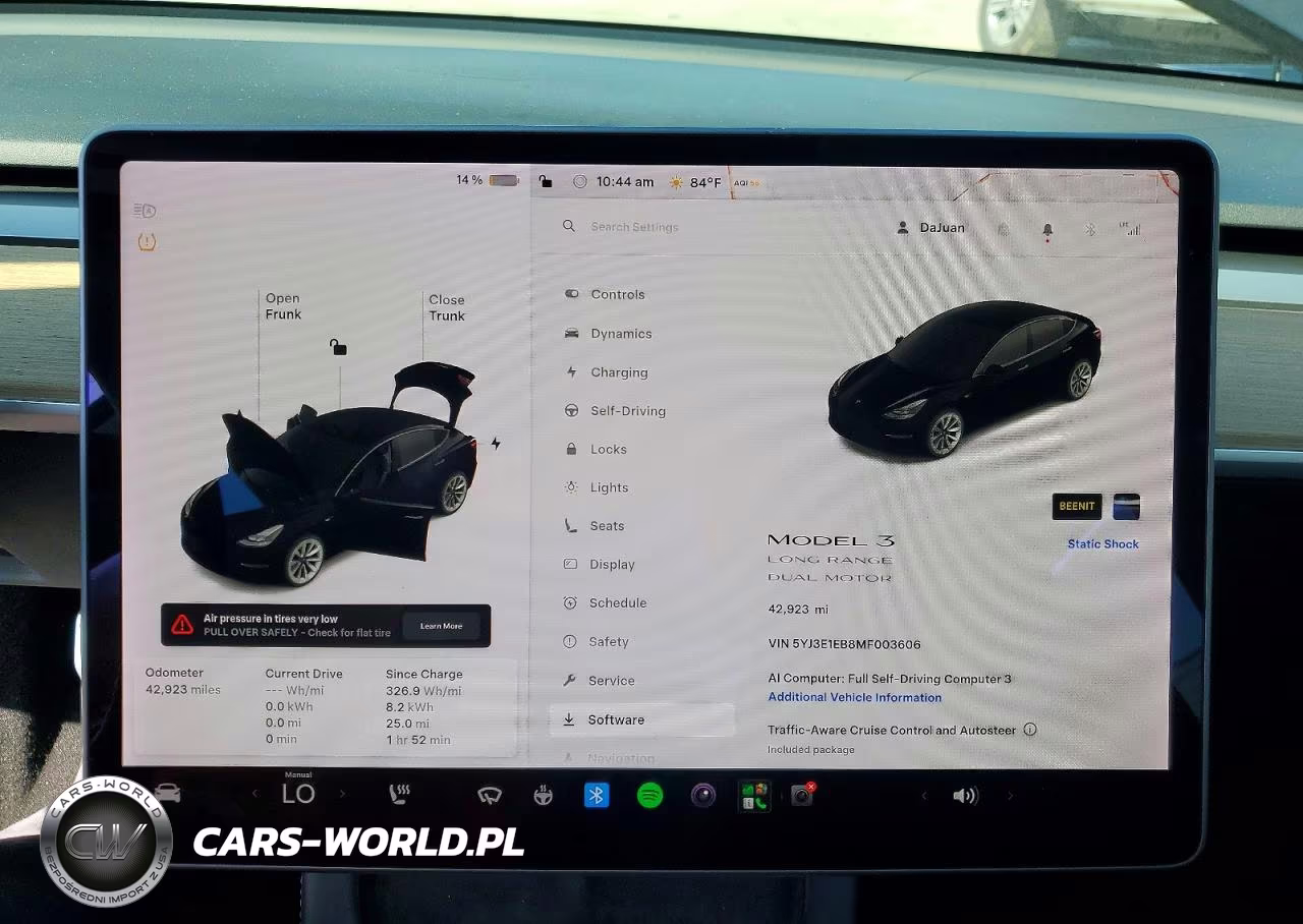 2021 Tesla Model 3 VIN:5YJ3E1EB8MF003606 - 9