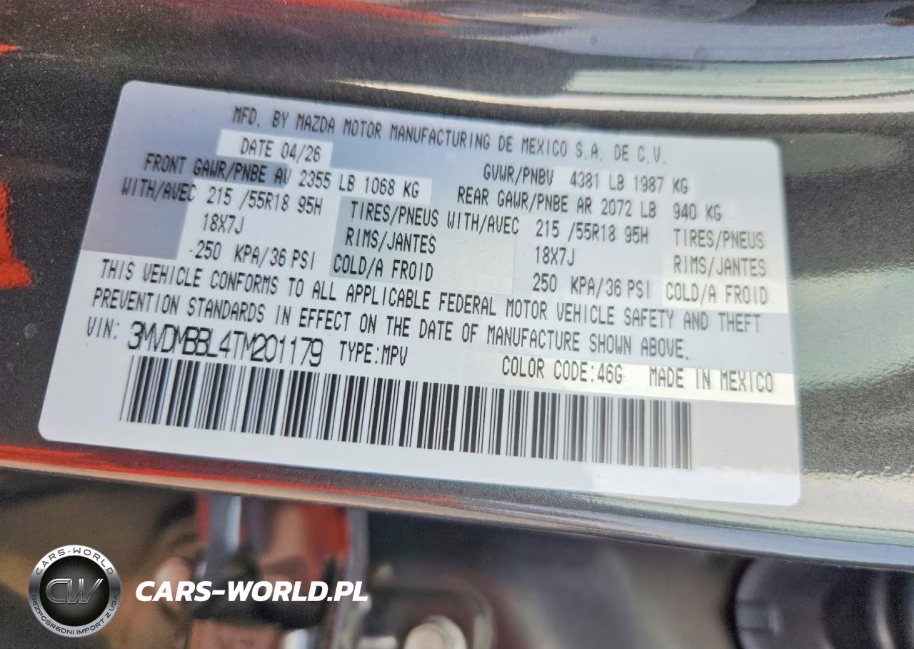2026 Mazda Cx-30 Select Sport VIN:3MVDMBBL4TM201179 - 13