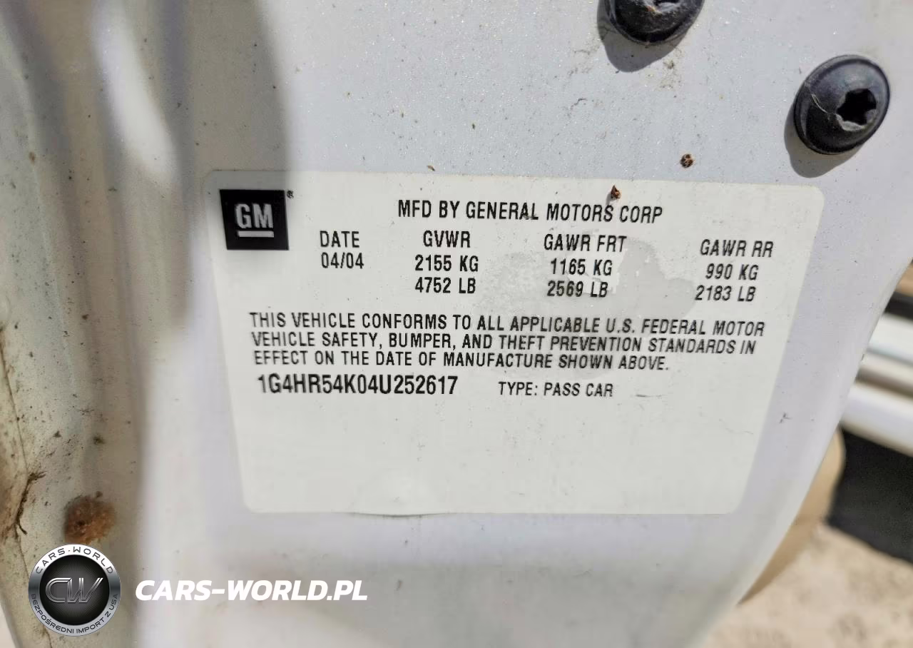 2004 Buick Lesabre Limited VIN:1G4HR54K04U252617 - 12