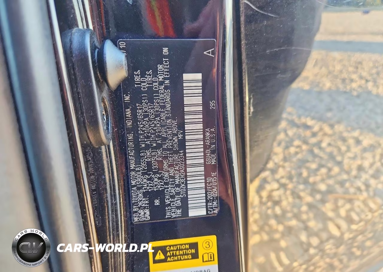 2010 Toyota Highlander Base VIN:5TDZK3EH2AS023344 - 13
