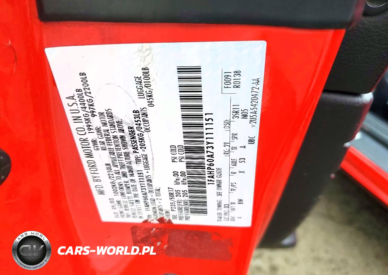 2003 Ford Thunderbird VIN:1FAHP60A73Y111151 - 12