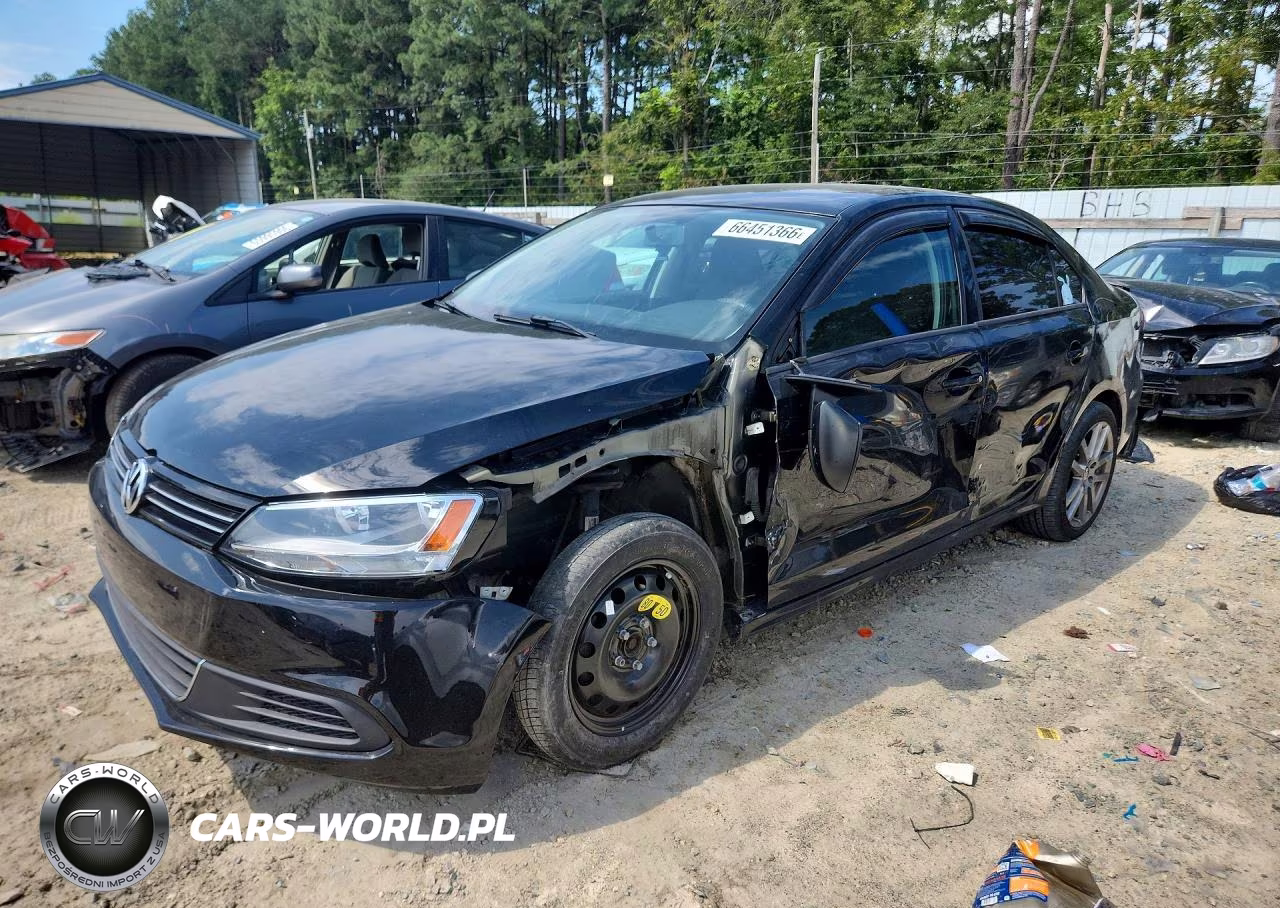 2014 Volkswagen Jetta Base VIN:3VW2K7AJ4EM440808 - 1