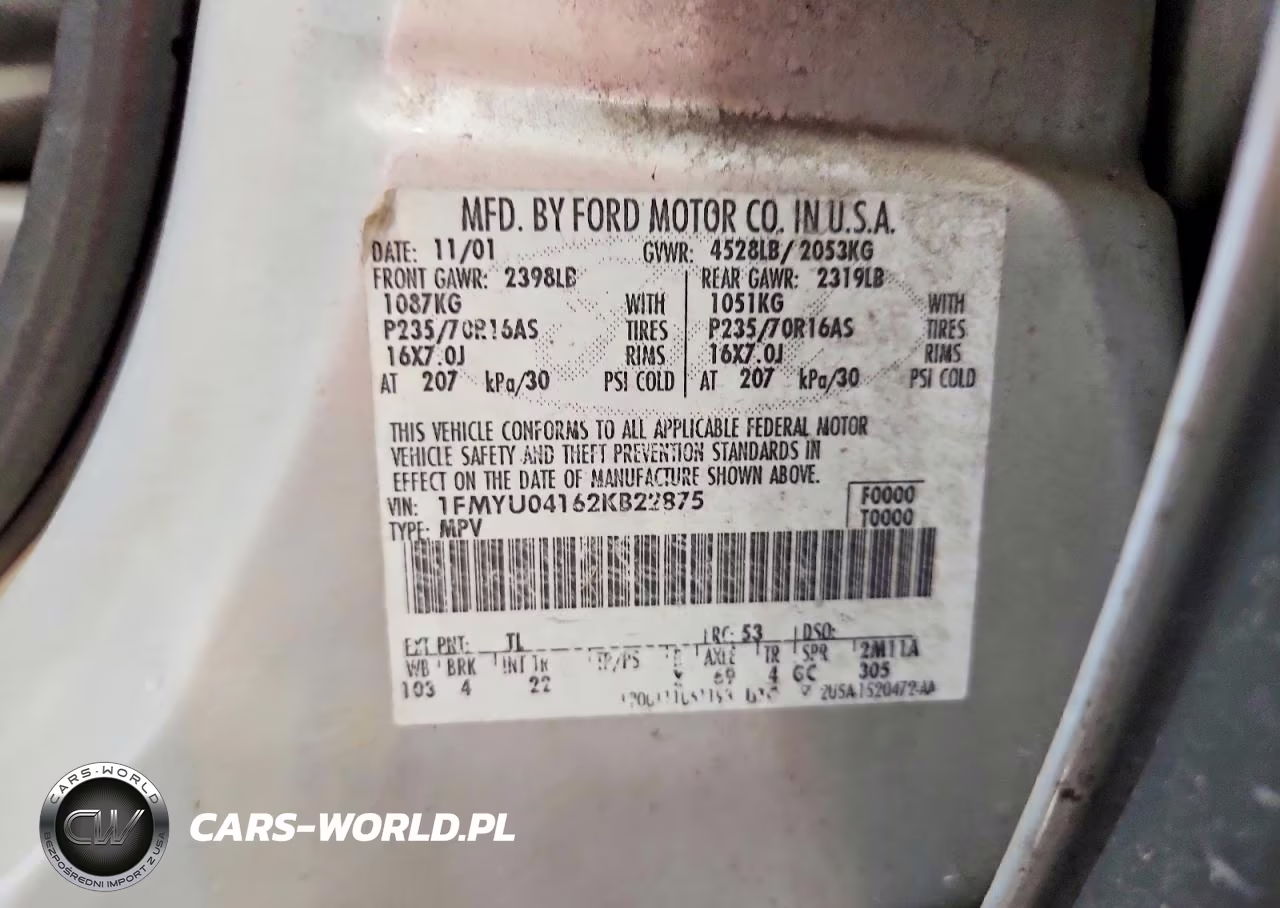 2002 Ford Escape Xlt VIN:1FMYU04162KB22875 - 12
