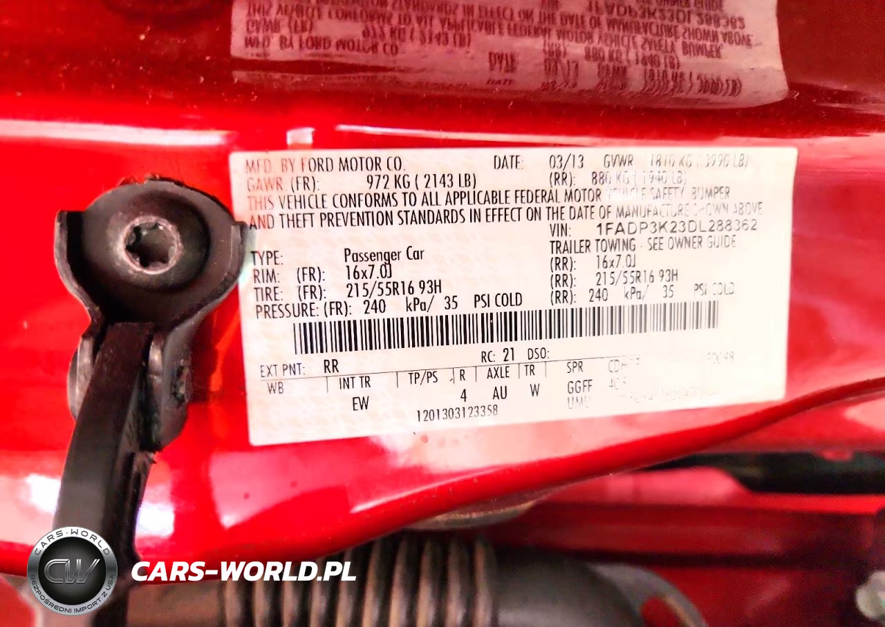 2013 Ford Focus Se VIN:1FADP3K23DL288362 - 12