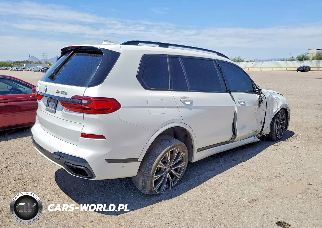 2022 BMW X7 M50I VIN:5UXCX6C07N9K19627 - 3