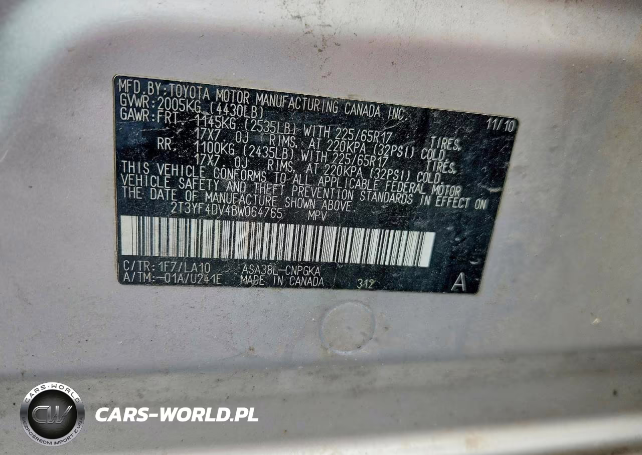 2011 Toyota Rav4 Limited VIN:2T3YF4DV4BW064765 - 13