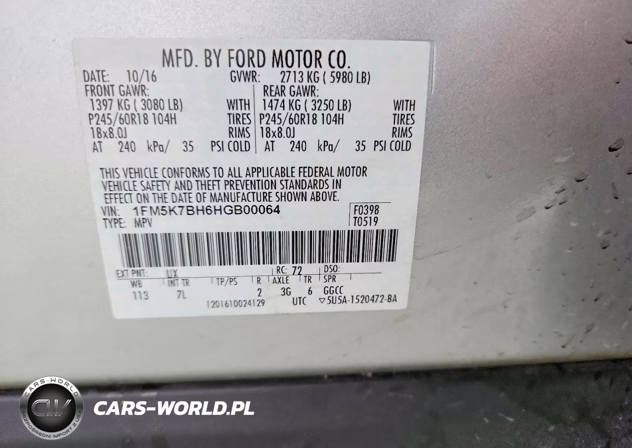 2017 Ford Explorer VIN:1FM5K7BH6HGB00064 - 13