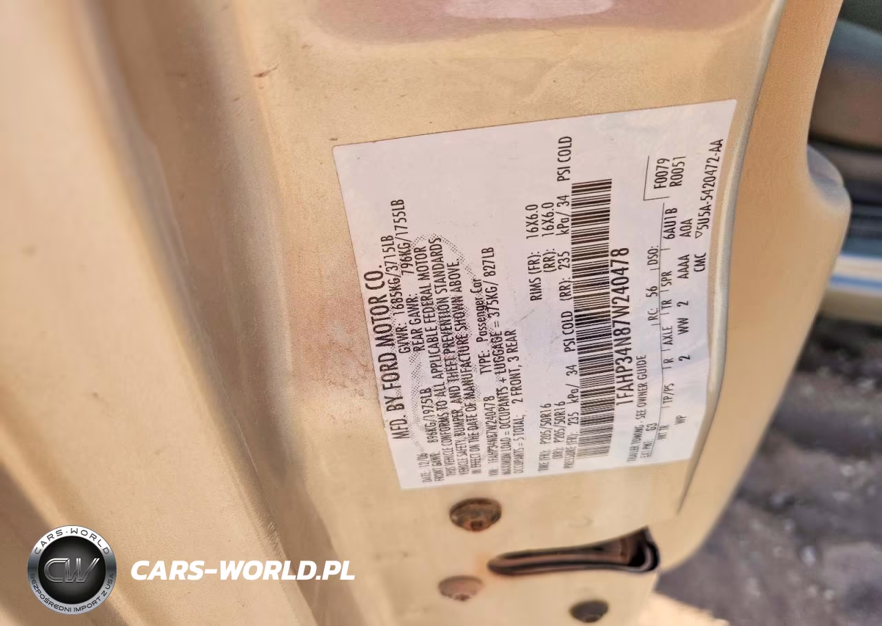 2007 Ford Focus Zx4 VIN:1FAHP34N87W240478 - 12