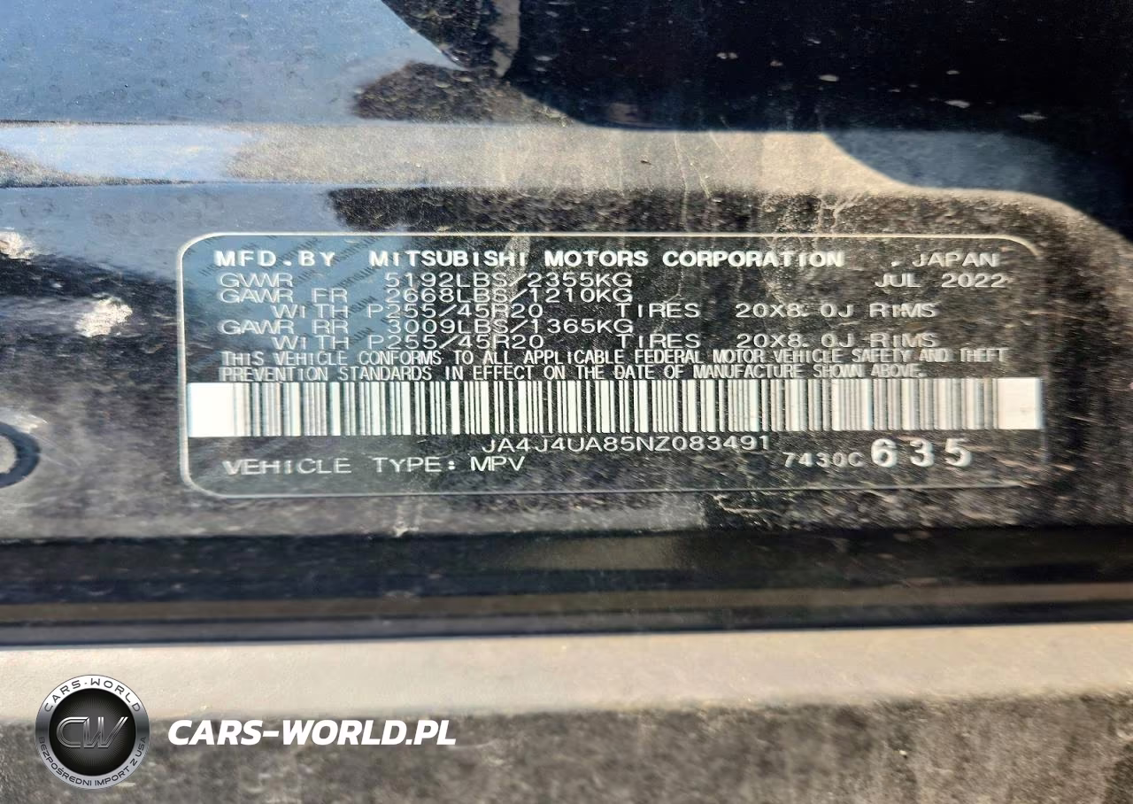 2022 Mitsubishi Outlander Se VIN:JA4J4UA85NZ083491 - 13