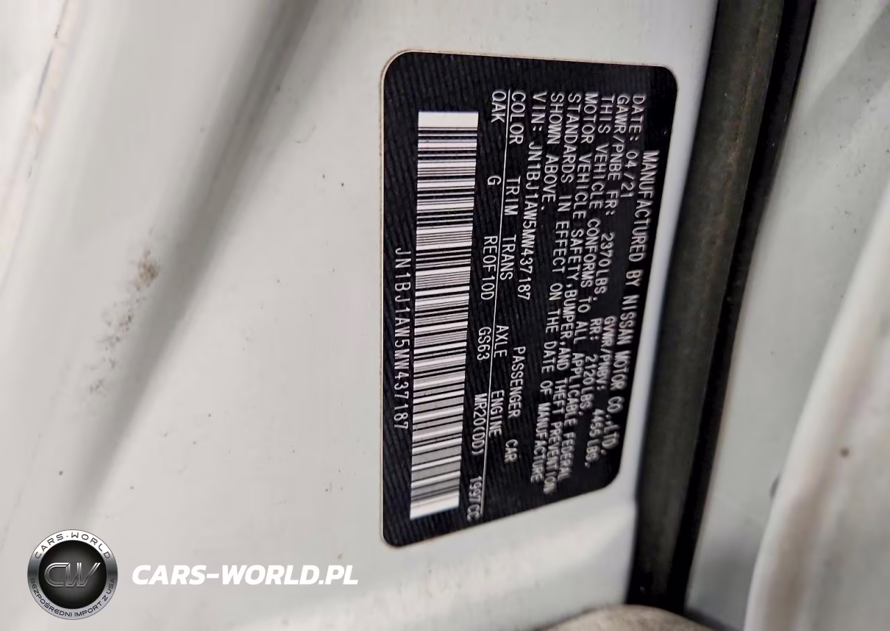 2021 Nissan Rogue Sport S VIN:JN1BJ1AW5MW437187 - 13