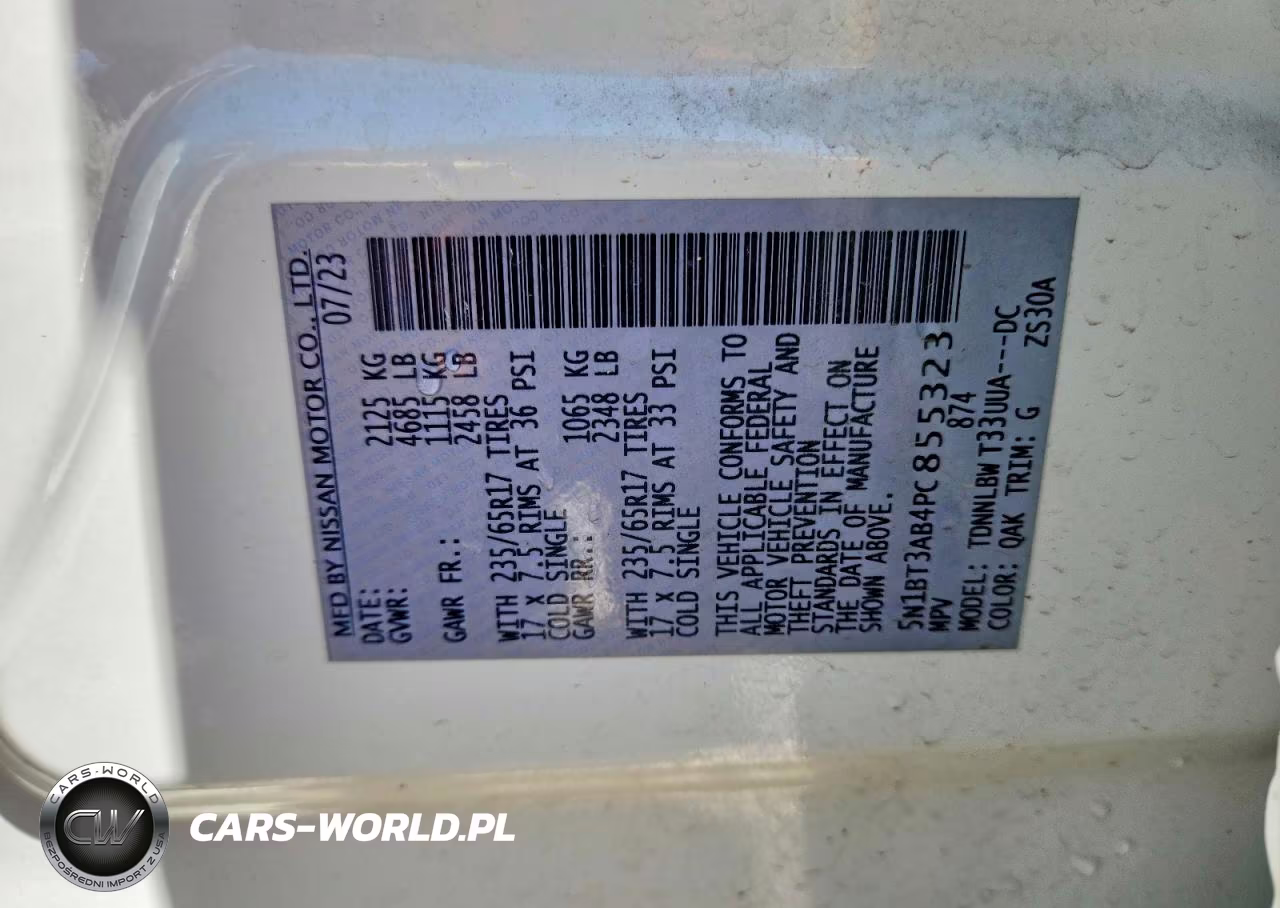 2023 Nissan Rogue S VIN:5N1BT3AB4PC855323 - 13