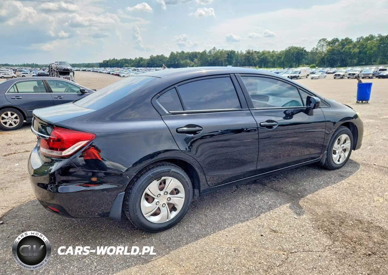 2014 Honda Civic Lx VIN:2HGFB2F55EH517575 - 3